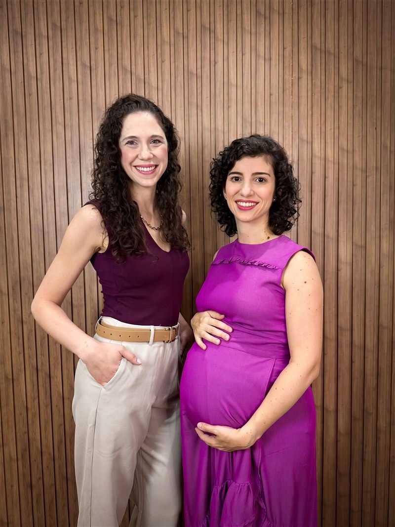 Dra. Mirian Caramello e Juliana Oliveira, criadoras do Método Parto Consciente